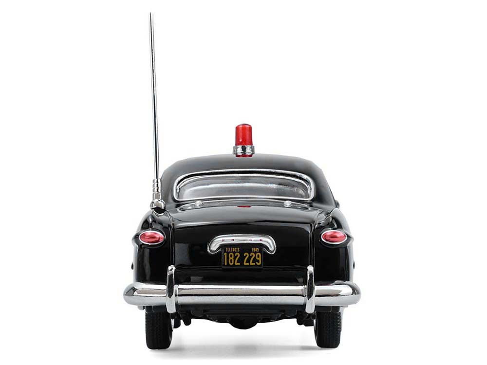 1949 Ford Custom Police Car "Chicago Police Department" Black 1/64 Diecast Model Car by Greenlight - image 5