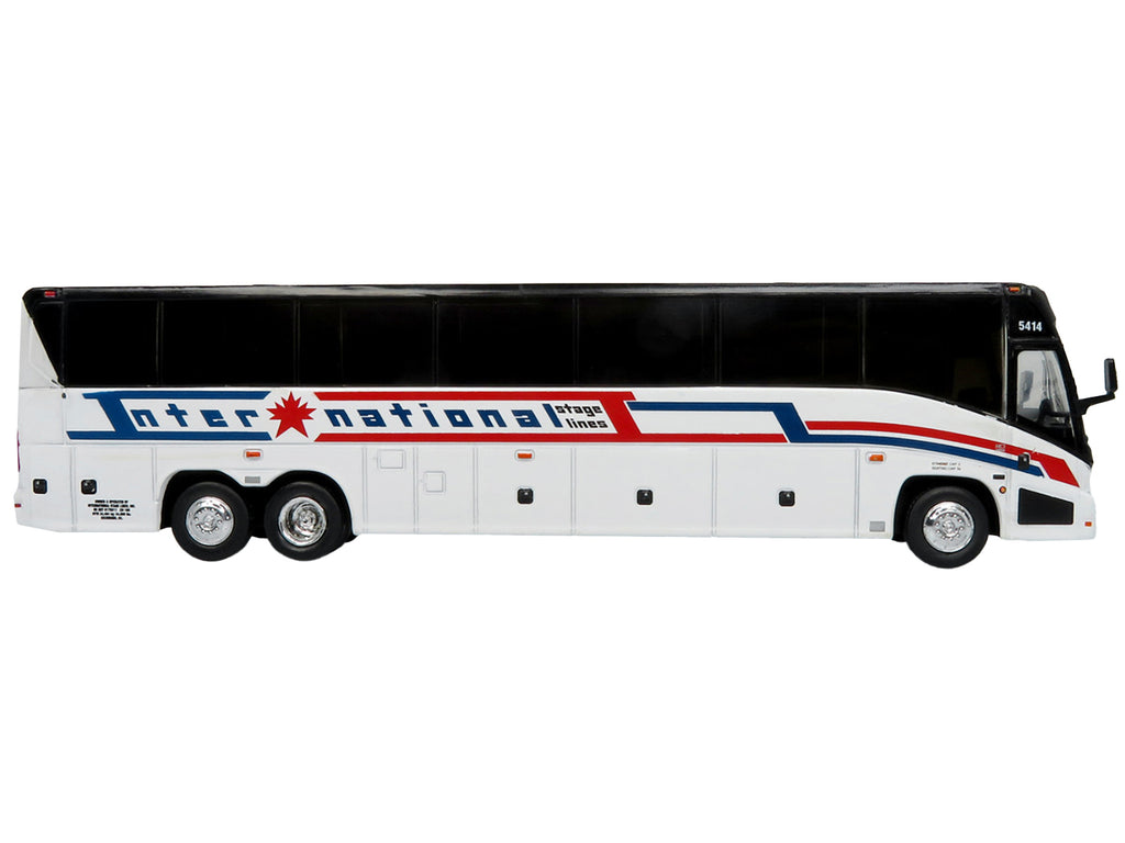MCI J4500 Coach Bus "International Stage Lines" White "The Bus & Motorcoach Collection" Limited Edition to 504 pieces Worldwide 1/87 (HO) Diecast Model by Iconic Replicas - image 2