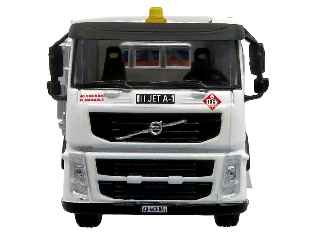 Volvo FM500 with Esterer Aviation Refueling Tanker Truck "Gulf Aviation" White with Blue Stripes Limited Edition 1/87 (HO) Diecast Model by Iconic Replicas - image 5