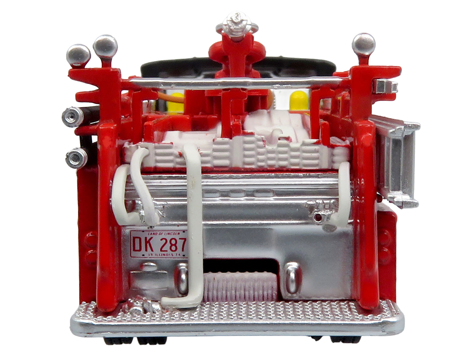 1974 Ward LaFrance Fire Engine "Chicago Fire Department - Engine 49" Red with Black Top "5 Alarm" Series Limited Edition 1/87 (HO) Diecast Model by Iconic Replicas - image 5