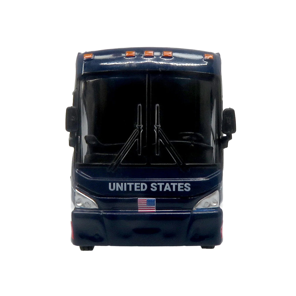 MCI J4500 Coach Bus "United States National Soccer Team" Dark Blue with Graphics "International Federation of the Global Game" Series Limited Edition to 504 pieces Worldwide 1/87 (HO) Diecast Model by Iconic Replicas - image 4