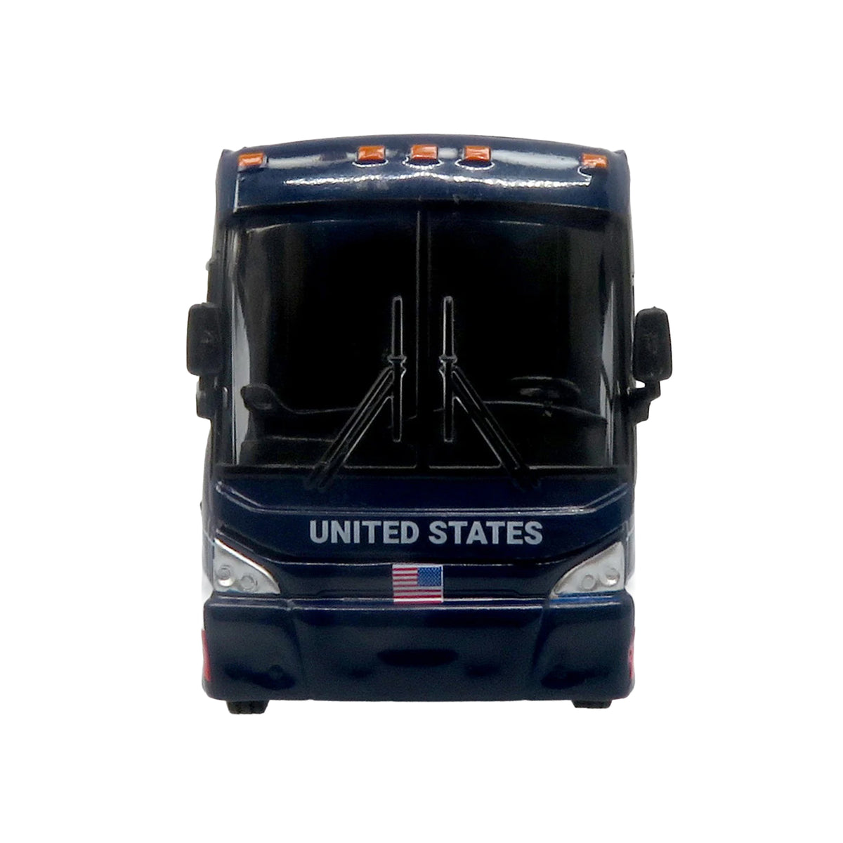 MCI J4500 Coach Bus "United States National Soccer Team" Dark Blue with Graphics "International Federation of the Global Game" Series Limited Edition to 504 pieces Worldwide 1/87 (HO) Diecast Model by Iconic Replicas - image 4