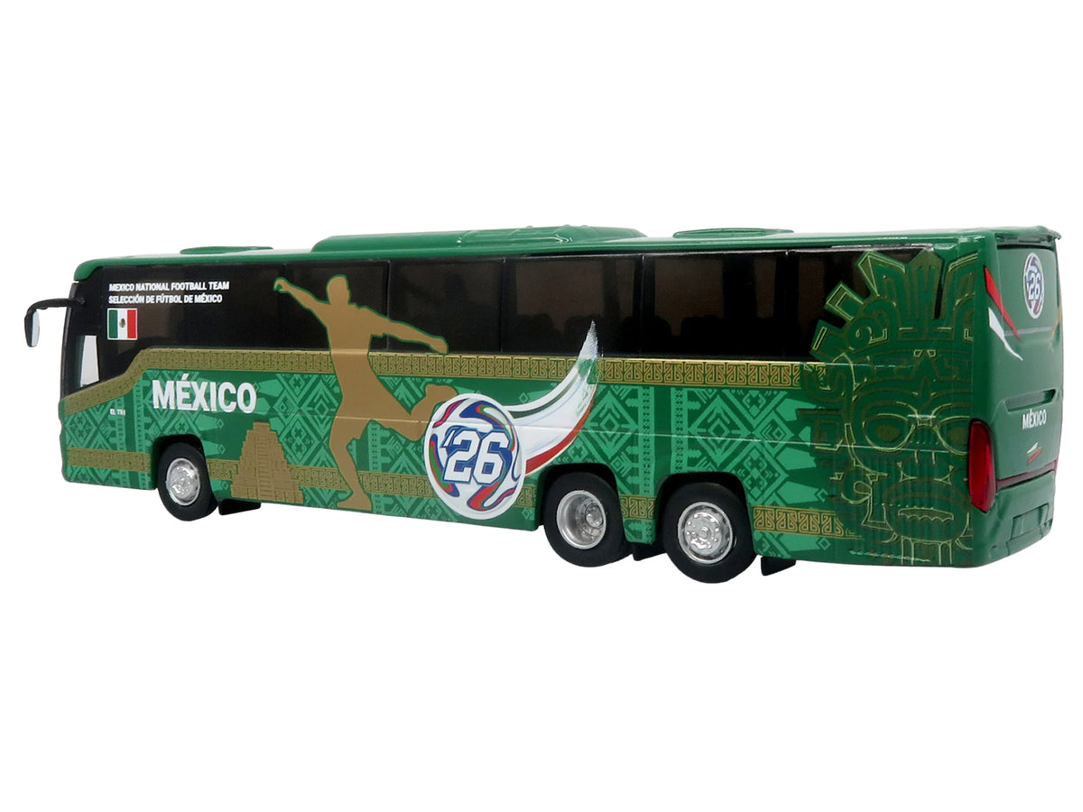 Scania Touring HD Coach Bus "Mexico National Football Team" Green with Graphics "International Federation of the Global Game" Series Limited Edition to 504 pieces Worldwide 1/87 (HO) Diecast Model by Iconic Replicas - image 3