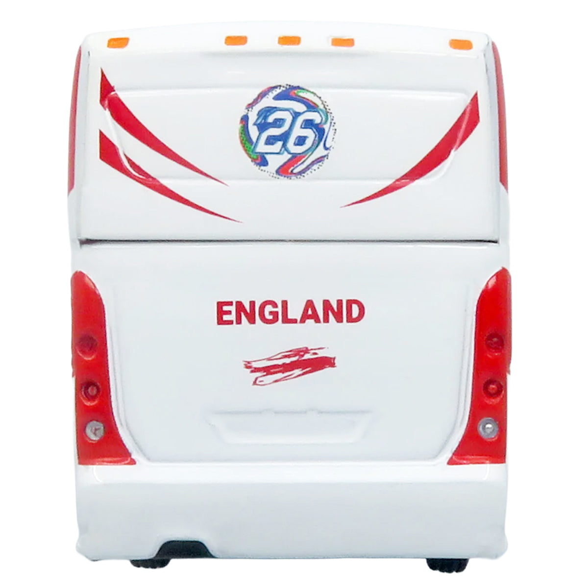 MCI D4520 Coach Bus "England National Football Team" White with Graphics "International Federation of the Global Game" Series Limited Edition to 504 pieces Worldwide 1/87 (HO) Diecast Model by Iconic Replicas - image 5