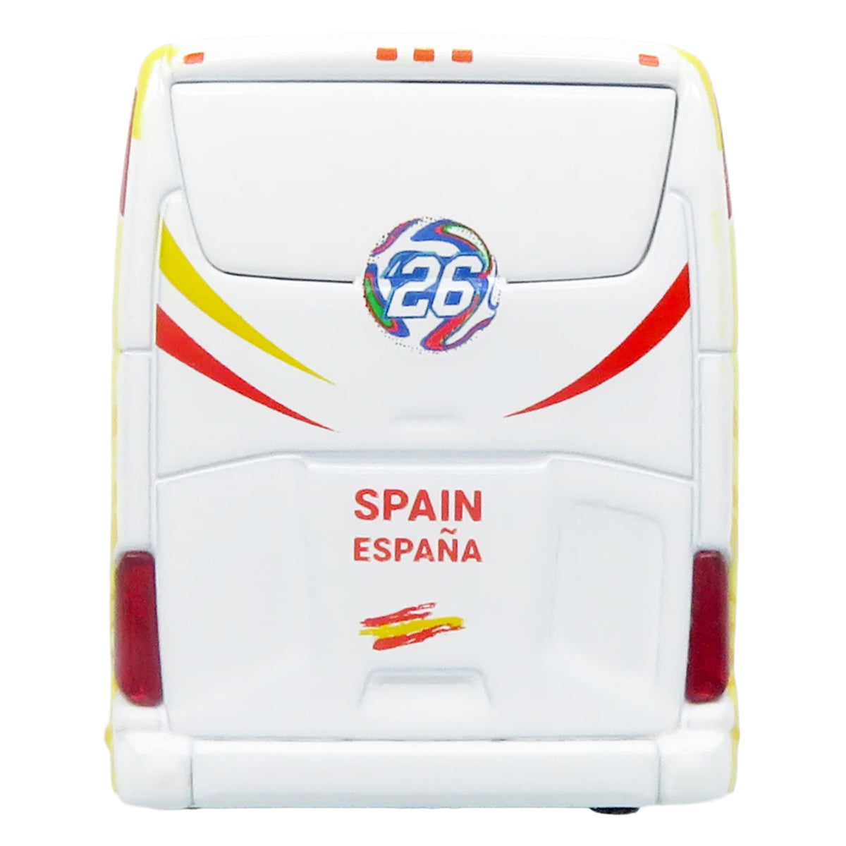 Daimler Tourrider Coach Bus "Spain National Football Team" Yellow with Graphics "International Federation of the Global Game" Series Limited Edition to 504 pieces Worldwide 1/87 (HO) Diecast Model by Iconic Replicas - image 5