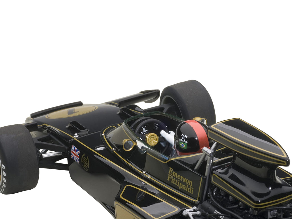 Lotus 72E 1973 Emerson Fittipaldi #1 with Driver Figure in Cockpit 1/18 Model Car by Autoart - image 2