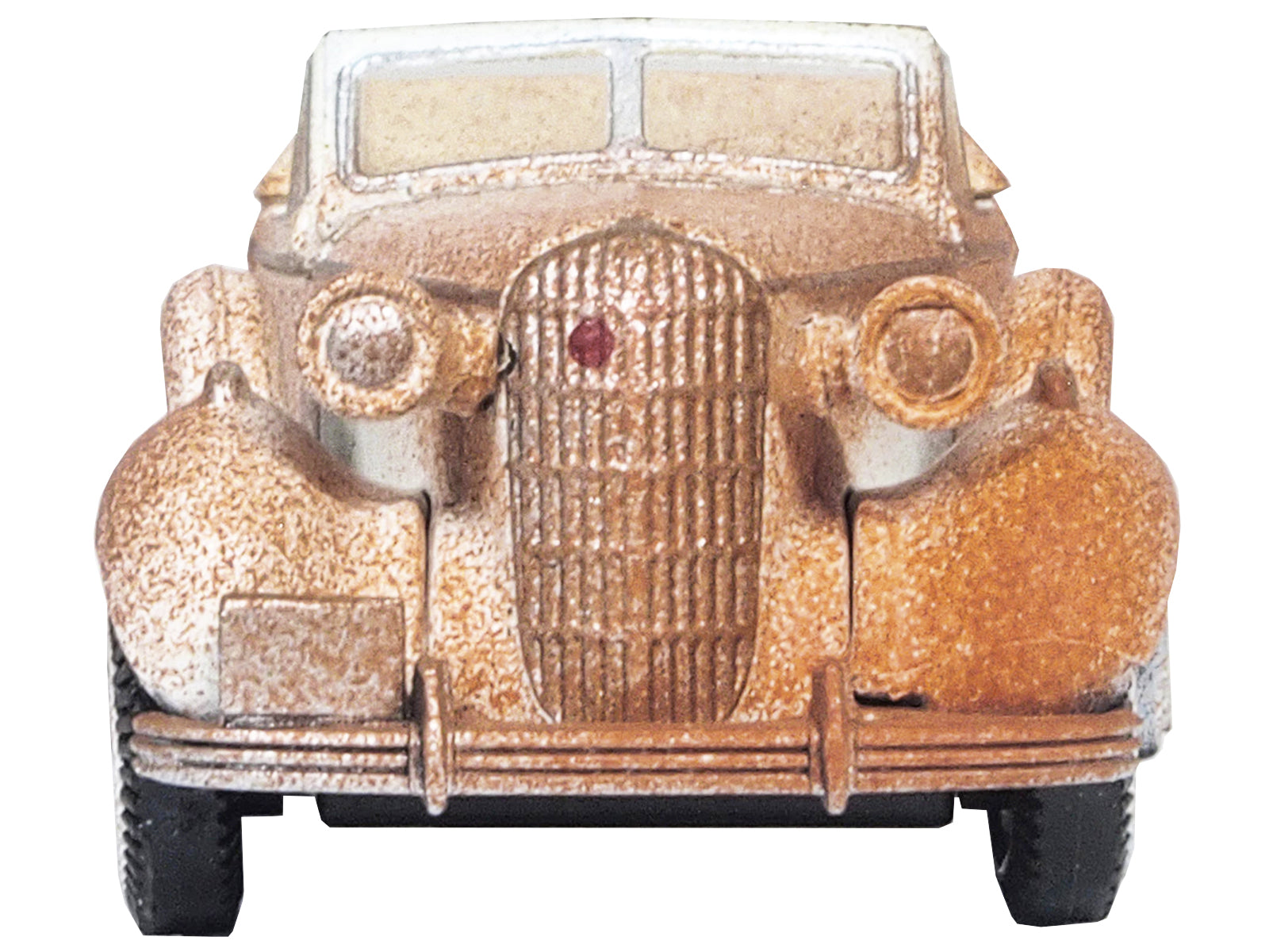 1936 Buick Special Convertible Coupe Beige (Rusted) "Junkyard Project" 1/87 (HO) Scale Diecast Model Car by Oxford Diecast - image 3