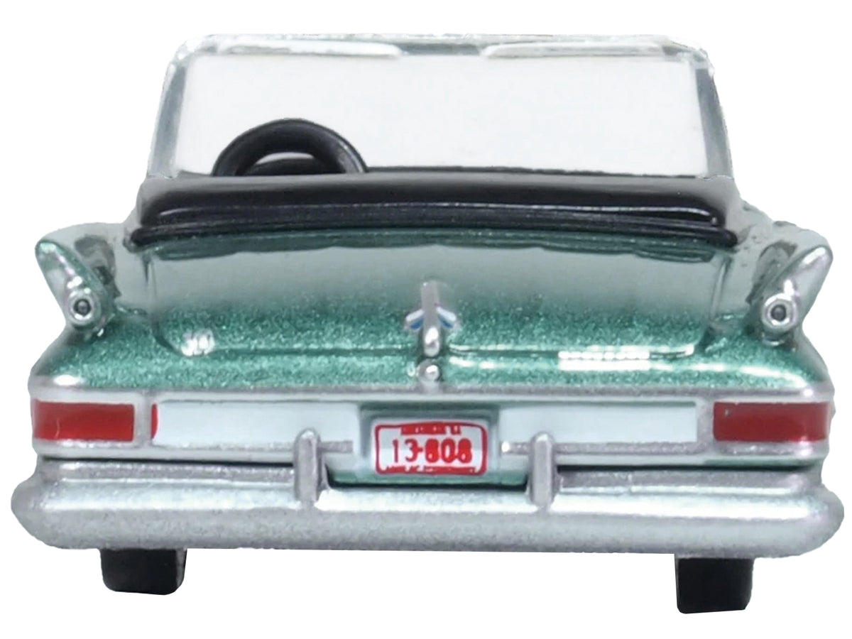 1961 Chrysler 300 Convertible Pinewood Green Metallic 1/87 (HO) Scale Diecast Model Car by Oxford Diecast - image 4
