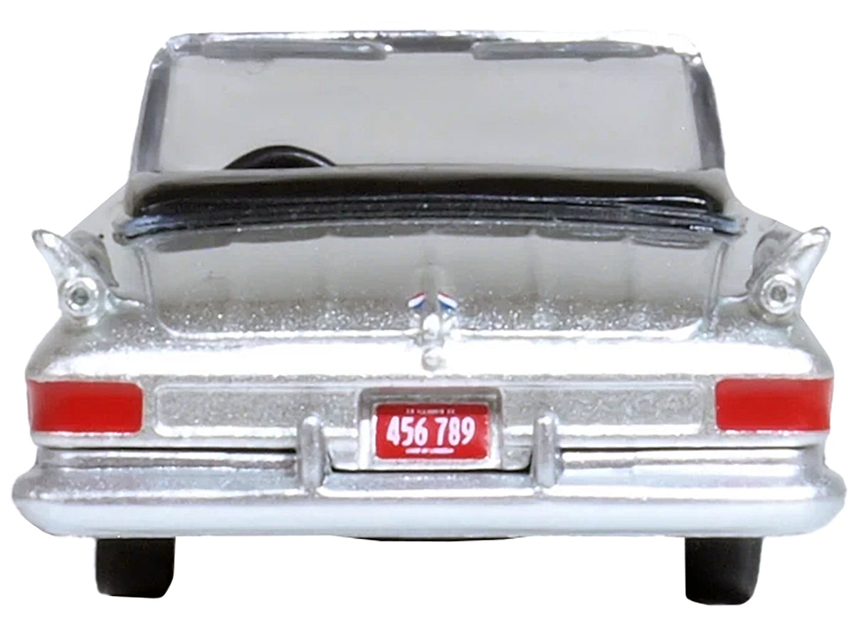 1961 Chrysler 300G Convertible Sheffield Silver Metallic 1/87 (HO) Scale Diecast Model Car by Oxford Diecast - image 4