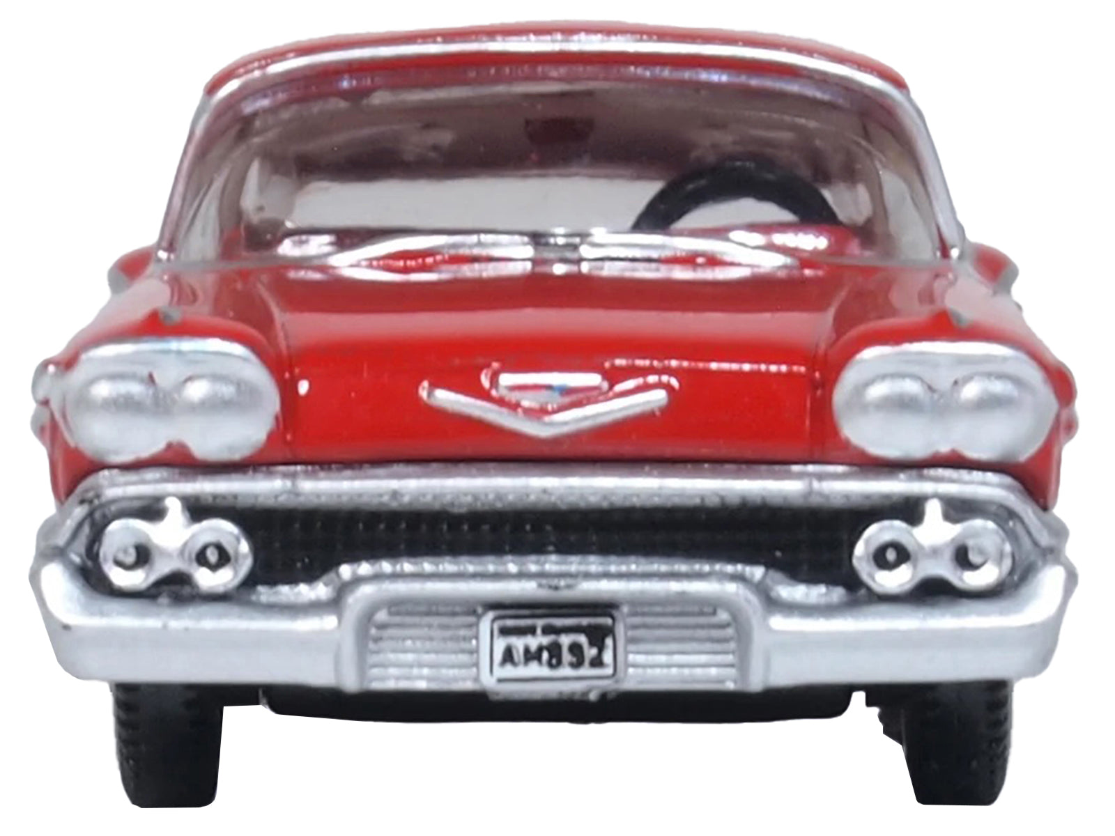 1958 Chevrolet Impala Sports Coupe Rio Red 1/87 (HO) Scale Diecast Model Car by Oxford Diecast - image 3