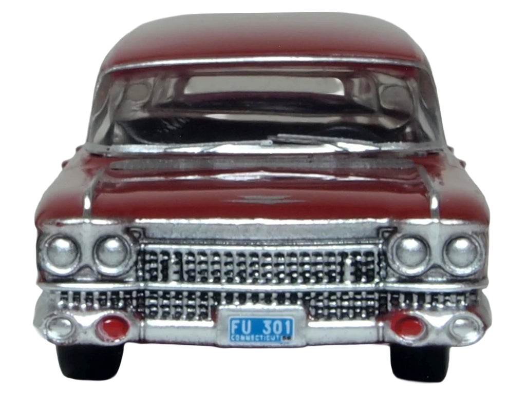 1959 Cadillac Miller-Meteor Futura Limousine Seminole Red 1/100 Scale Diecast Model Car by Oxford Diecast - image 4