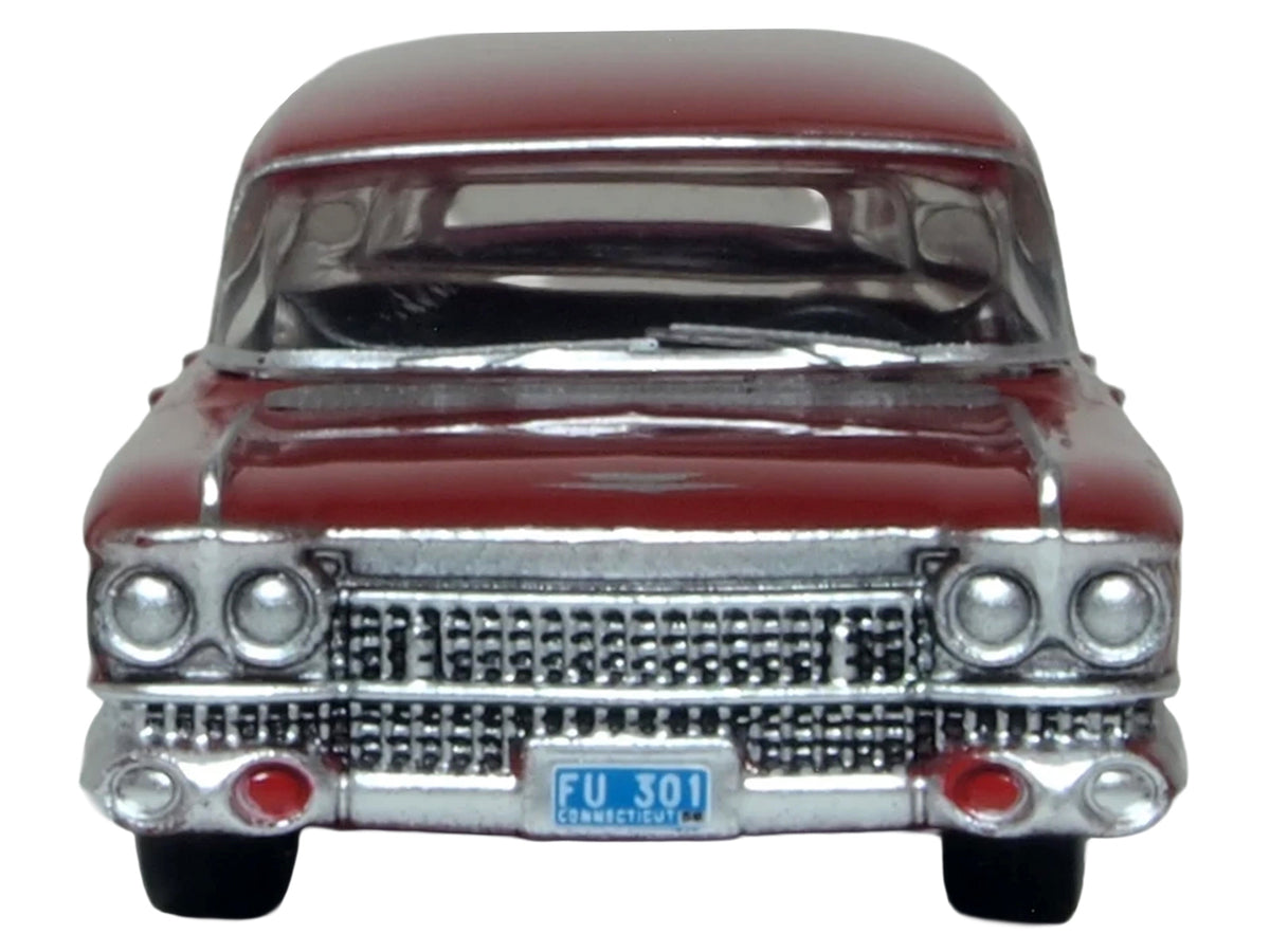 1959 Cadillac Miller-Meteor Futura Limousine Seminole Red 1/100 Scale Diecast Model Car by Oxford Diecast - image 4