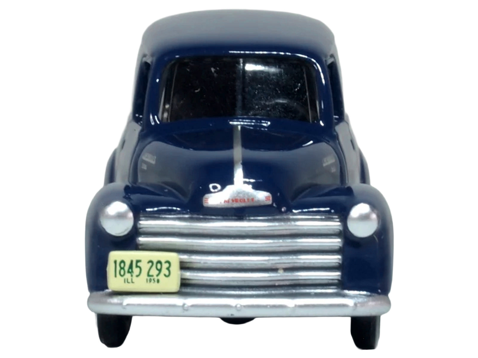1950 Chevrolet Panel Van Mariner Blue 1/87 (HO) Scale Diecast Model Car by Oxford Diecast - image 4