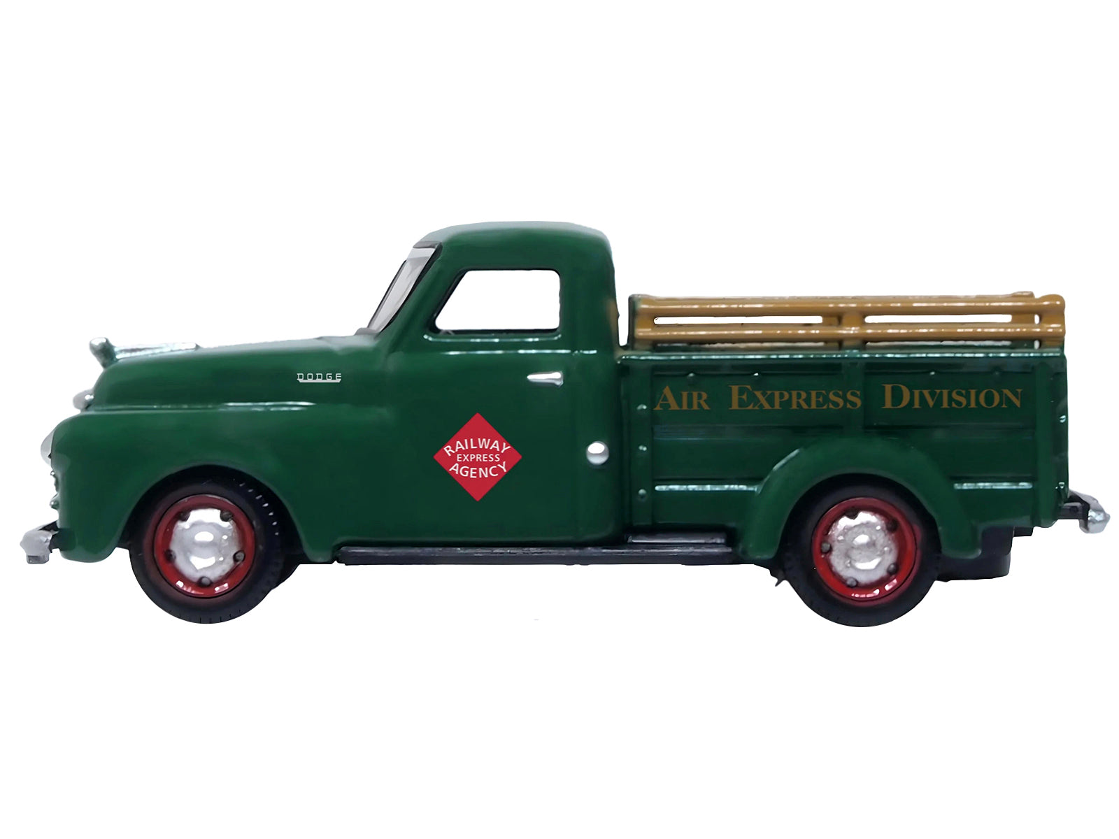 1948 Dodge B-1B Pickup Truck Green "Railway Express Agency" 1/87 (HO) Scale Diecast Model Car by Oxford Diecast - image 2