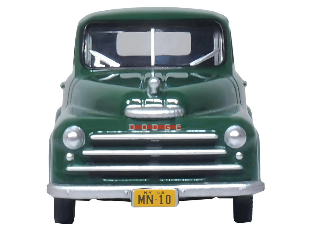 1948 Dodge B-1B Pickup Truck Green "Railway Express Agency" 1/87 (HO) Scale Diecast Model Car by Oxford Diecast - image 3