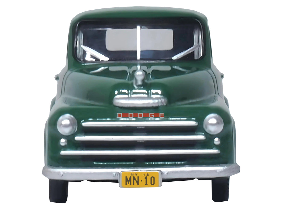 1948 Dodge B-1B Pickup Truck Green "Railway Express Agency" 1/87 (HO) Scale Diecast Model Car by Oxford Diecast - image 3