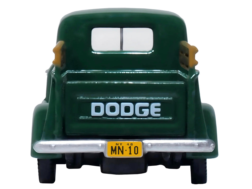 1948 Dodge B-1B Pickup Truck Green "Railway Express Agency" 1/87 (HO) Scale Diecast Model Car by Oxford Diecast - image 4