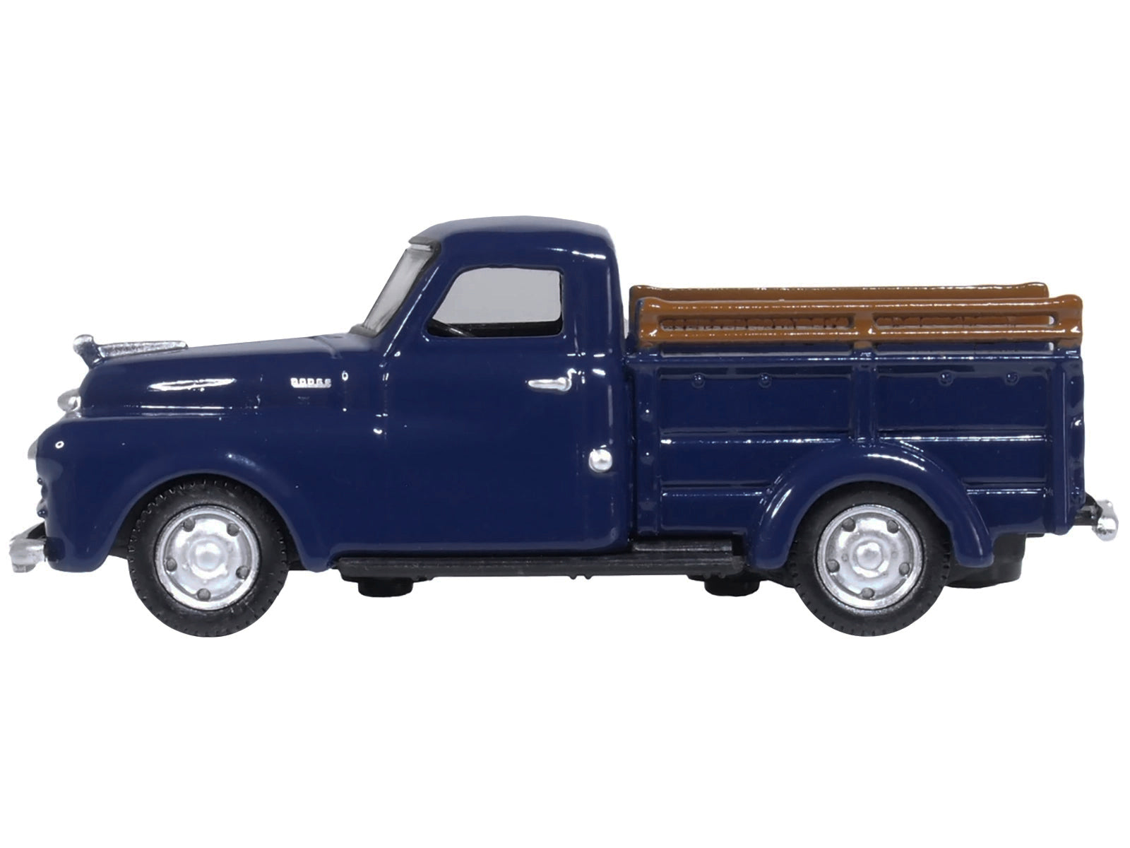 1948 Dodge B-1B Pickup Truck Waterway Blue 1/87 (HO) Scale Diecast Model Car by Oxford Diecast - image 2