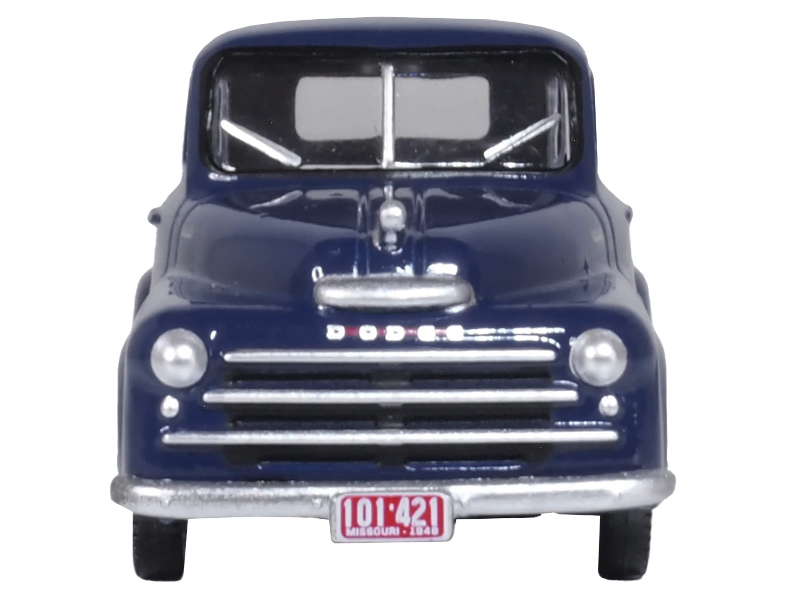 1948 Dodge B-1B Pickup Truck Waterway Blue 1/87 (HO) Scale Diecast Model Car by Oxford Diecast - image 3