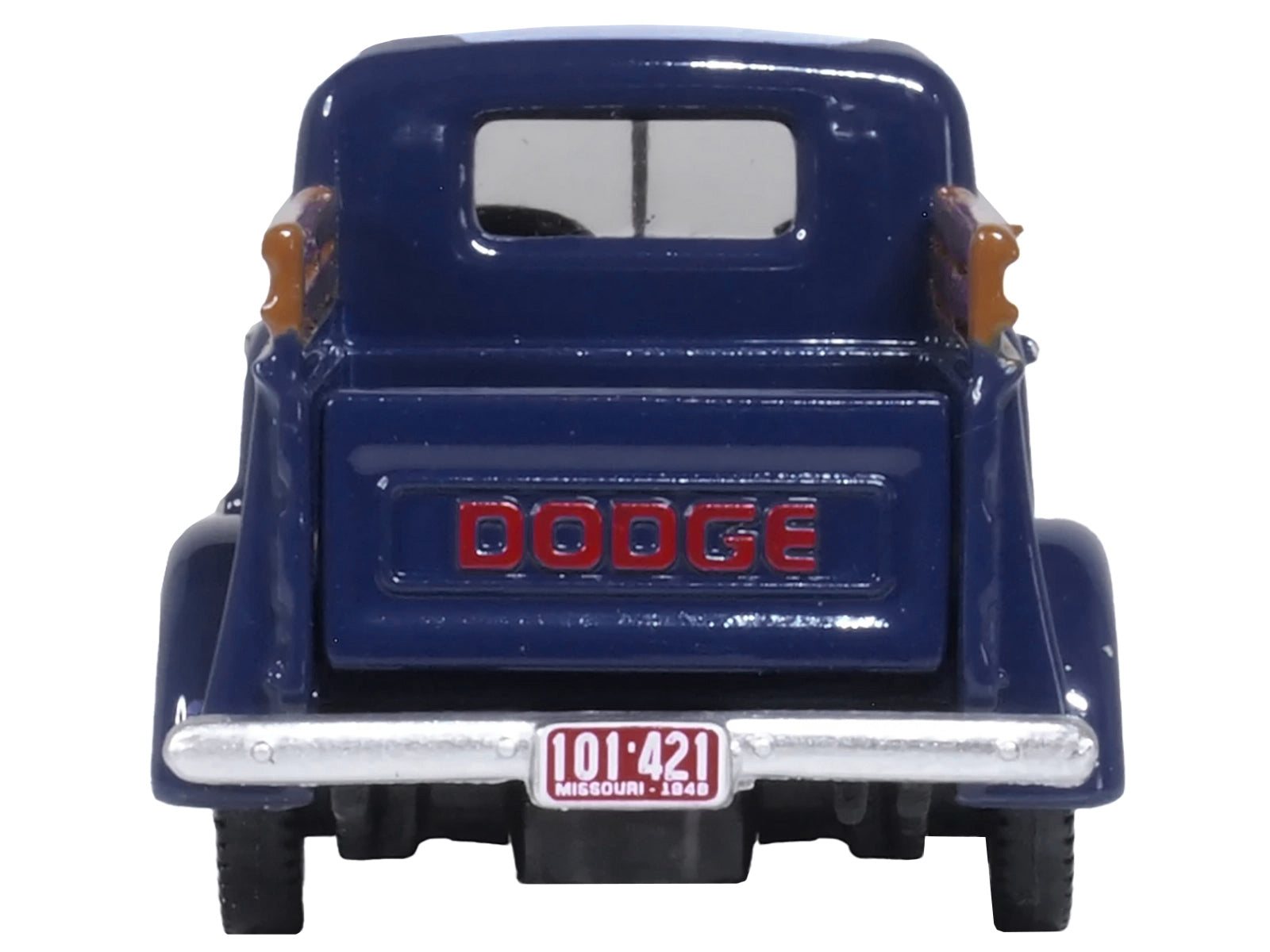 1948 Dodge B-1B Pickup Truck Waterway Blue 1/87 (HO) Scale Diecast Model Car by Oxford Diecast - image 4