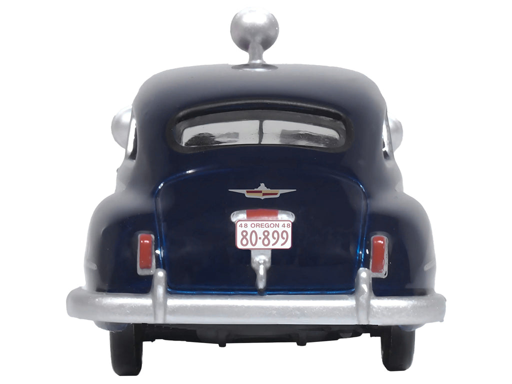 1946 DeSoto Suburban Ambulance Dark Blue "Junction City Ambulance" 1/87 (HO) Scale Diecast Model Car by Oxford Diecast - image 3