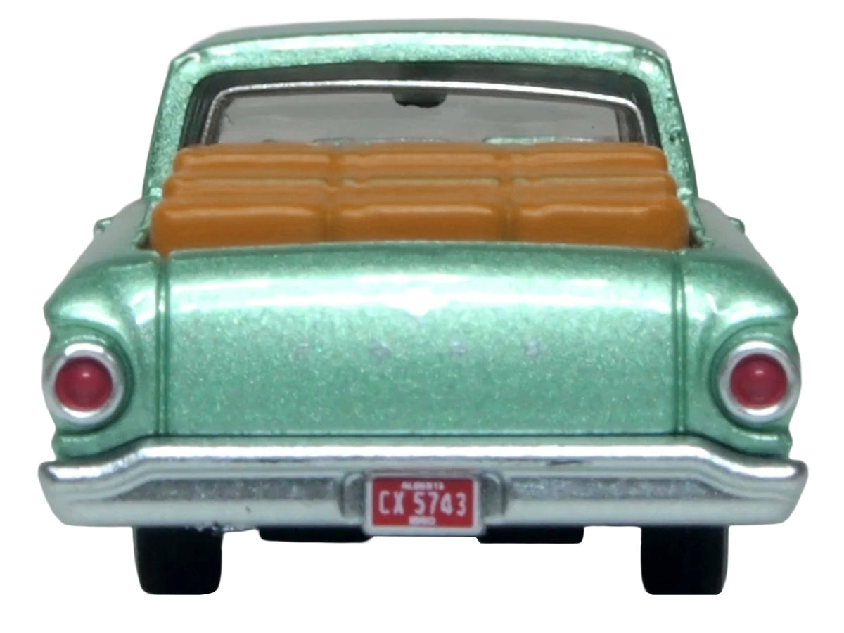 1960 Ford Falcon Ranchero Meadowvale Green Metallic with Load of Boxes 1/87 (HO) Scale Diecast Model Car by Oxford Diecast - image 5