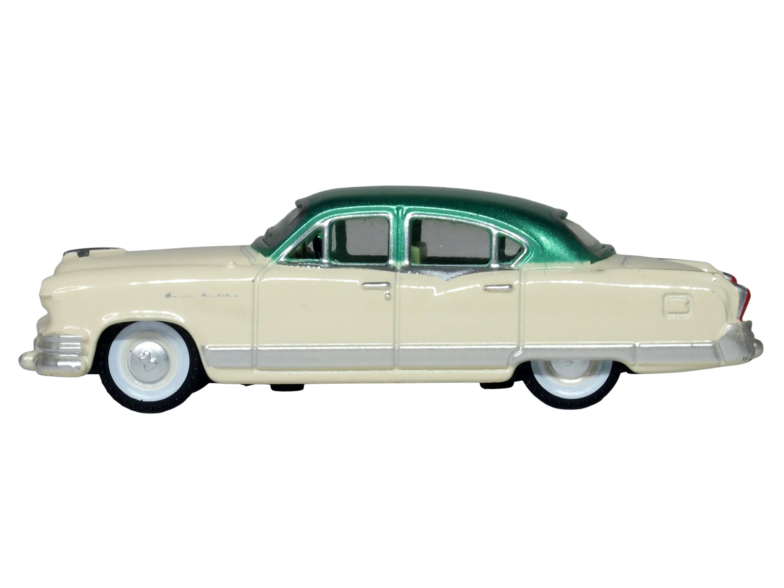 1953 Kaiser Manhattan Stardust Ivory with Jade Green Metallic Top 1/87 (HO) Scale Diecast Model Car by Oxford Diecast - image 2