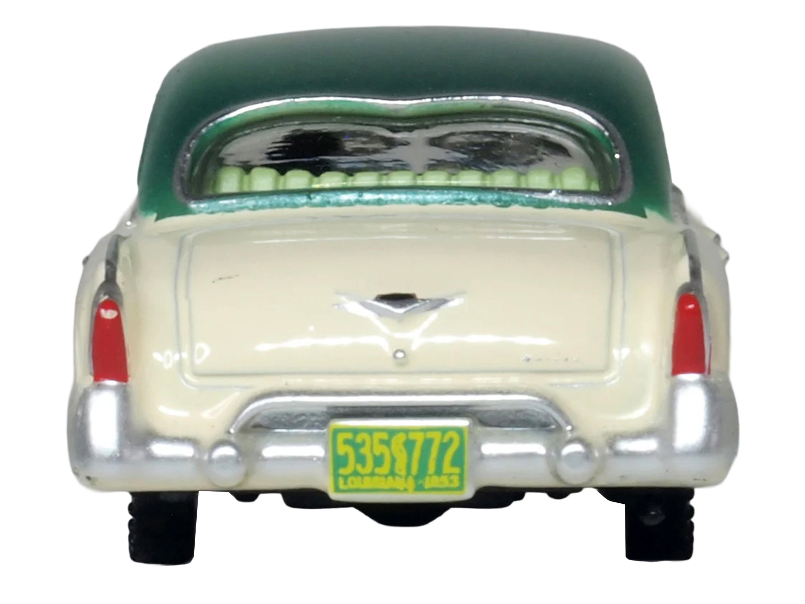 1953 Kaiser Manhattan Stardust Ivory with Jade Green Metallic Top 1/87 (HO) Scale Diecast Model Car by Oxford Diecast - image 4