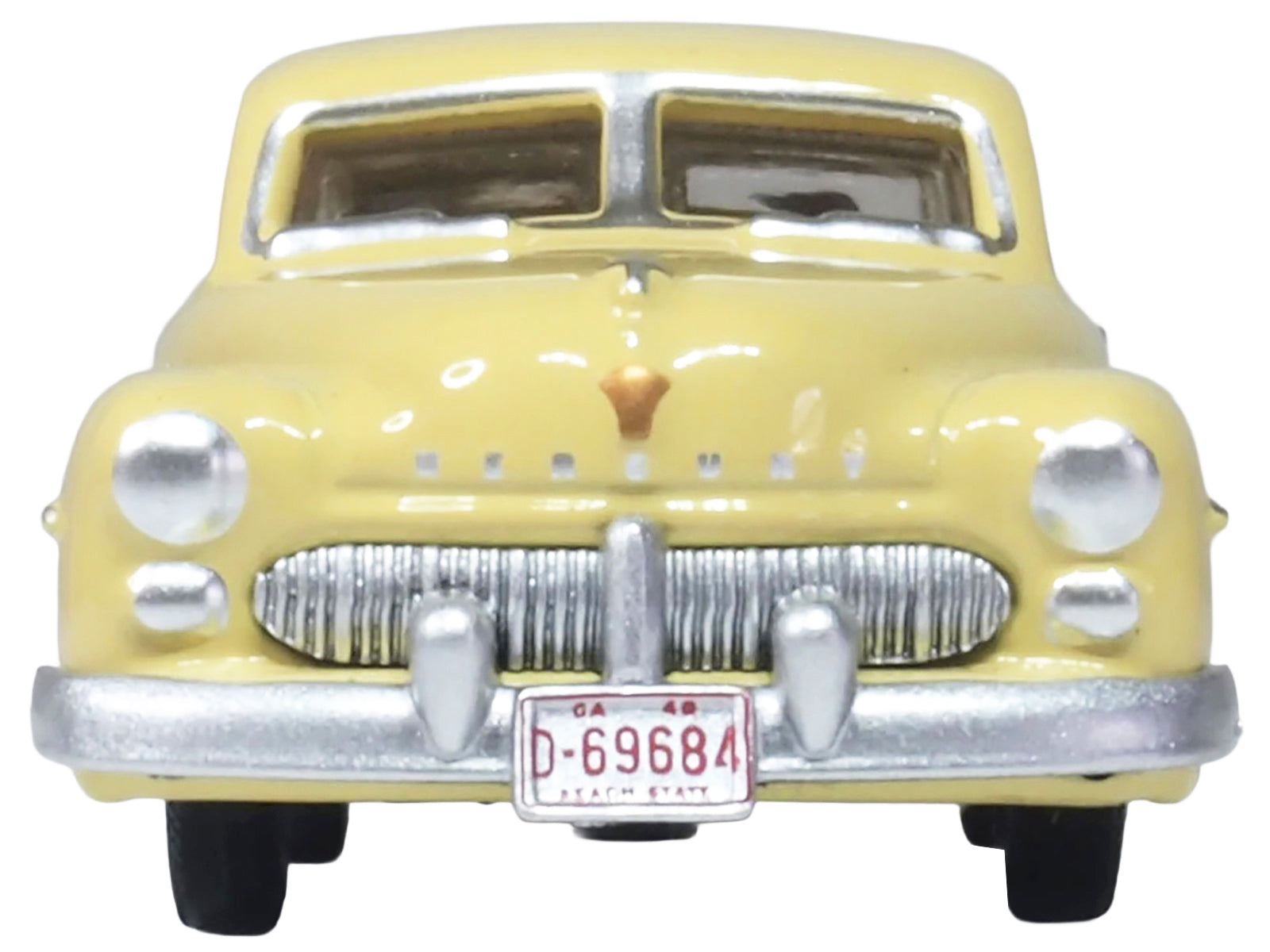1949 Mercury 8 Coupe Calabash Yellow 1/87 (HO) Scale Diecast Model Car by Oxford Diecast - image 3