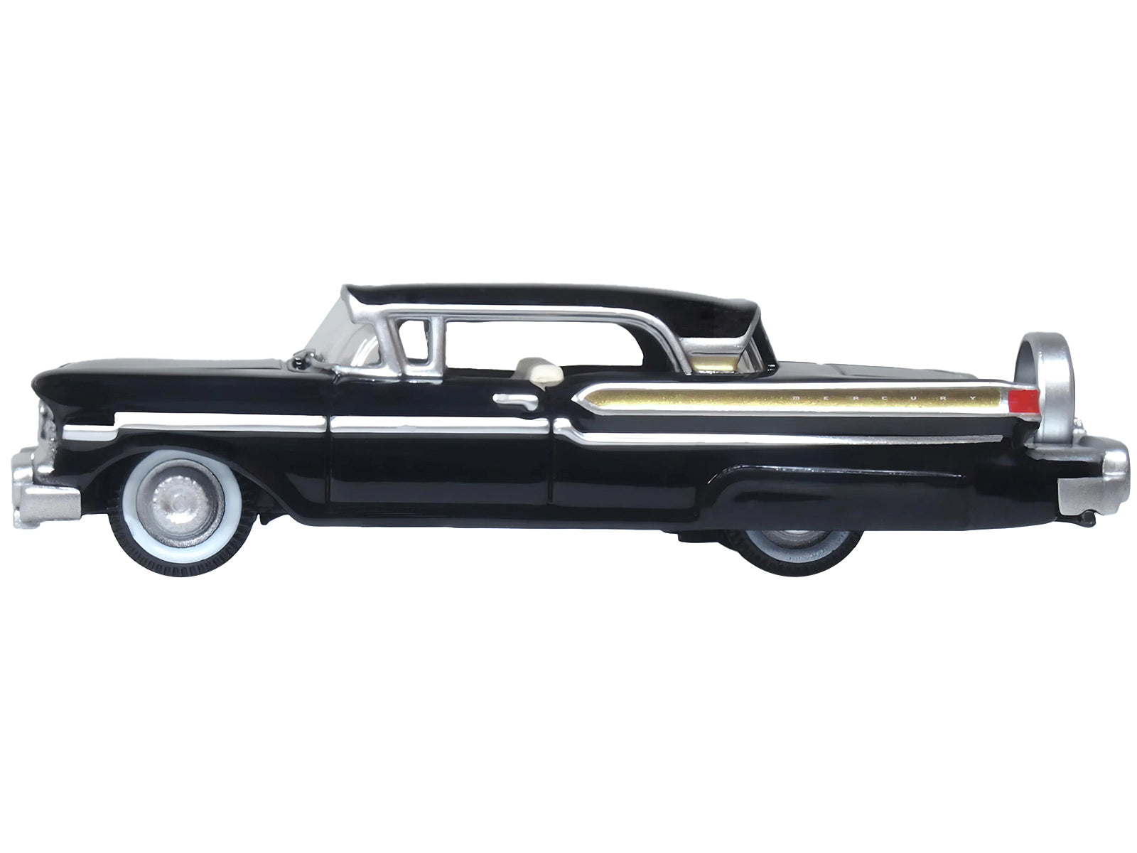 1957 Mercury Montclair Tuxedo Black 1/87 (HO) Scale Diecast Model Car by Oxford Diecast - image 2