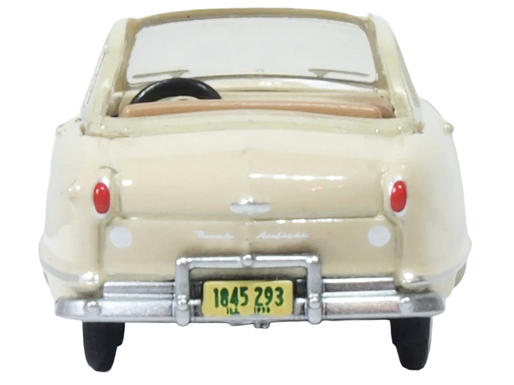 1950 Nash Rambler Custom Landau Convertible (Open) Champagne Ivory 1/87 (HO) Scale Diecast Model Car by Oxford Diecast - image 4