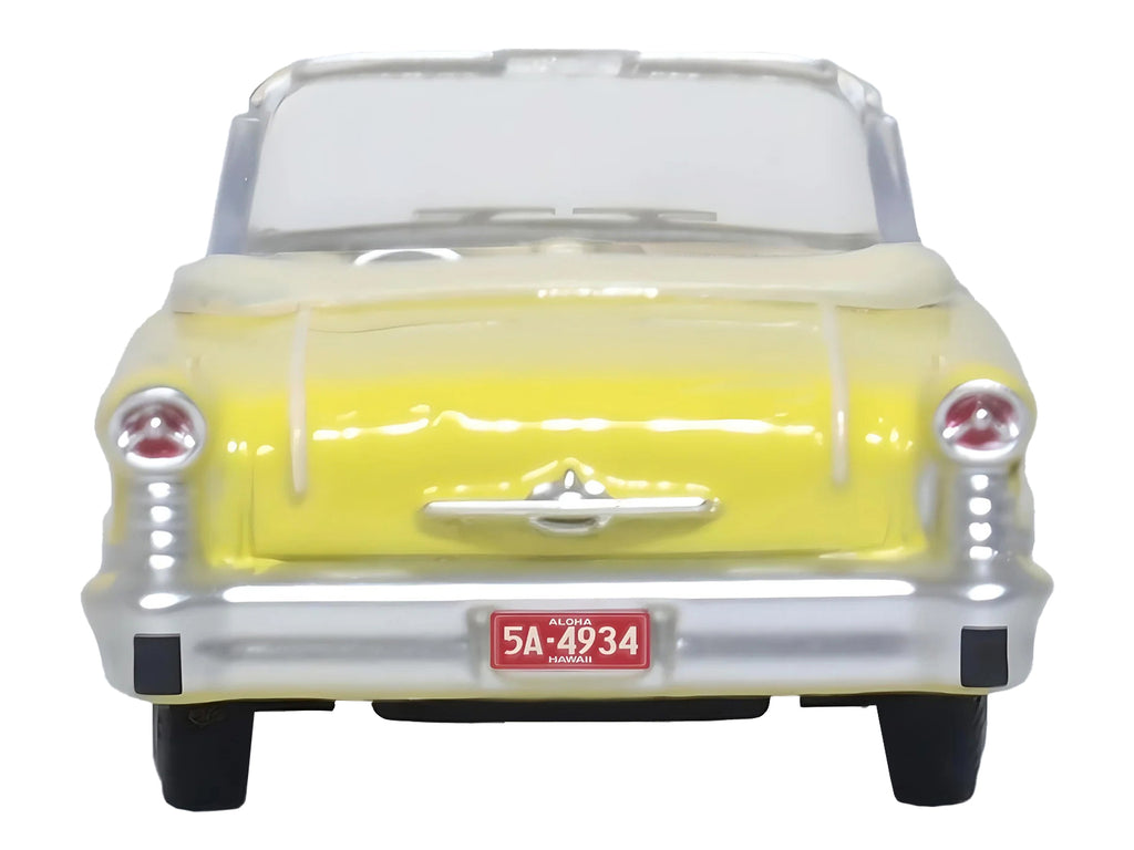 1957 Oldsmobile 88 Convertible Coronado Yellow 1/87 (HO) Scale Diecast Model Car by Oxford Diecast - image 4