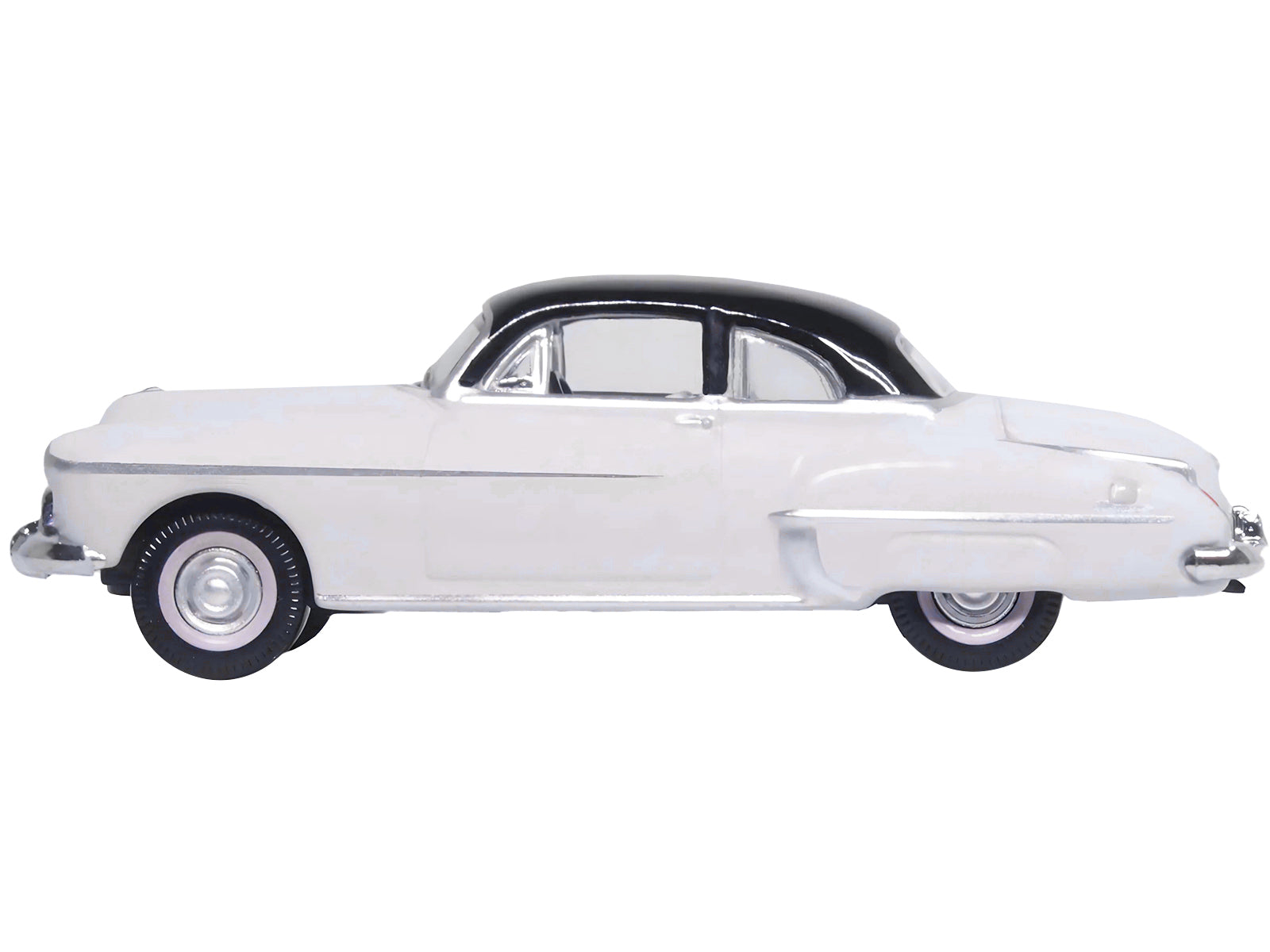 1950 Oldsmobile Rocket 88 Coupe Marol Gray with Black Top 1/87 (HO) Scale Diecast Model Car by Oxford Diecast - image 2