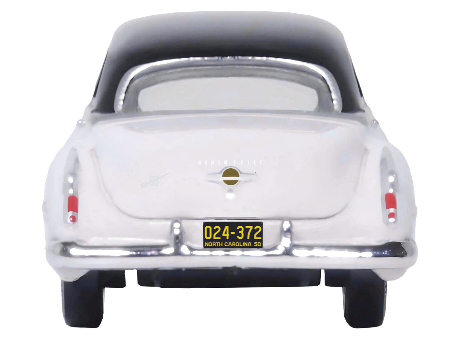 1950 Oldsmobile Rocket 88 Coupe Marol Gray with Black Top 1/87 (HO) Scale Diecast Model Car by Oxford Diecast - image 4