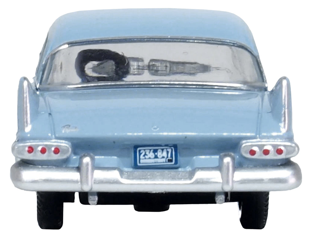 1959 Plymouth Savoy Sedan Powder Blue 1/87 (HO) Scale Diecast Model Car by Oxford Diecast - image 4