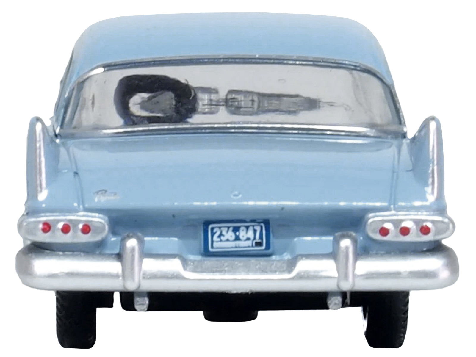 1959 Plymouth Savoy Sedan Powder Blue 1/87 (HO) Scale Diecast Model Car by Oxford Diecast - image 4
