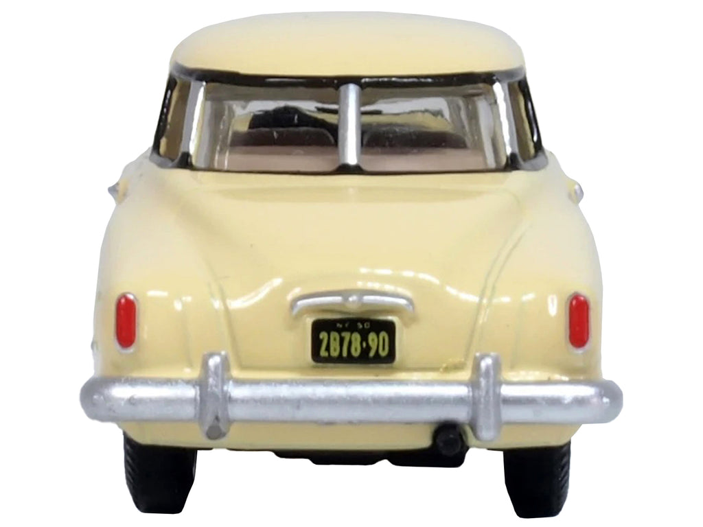 1950 Studebaker Champion Starlight Coupe Tulip Cream 1/87 (HO) Scale Diecast Model Car by Oxford Diecast - image 4