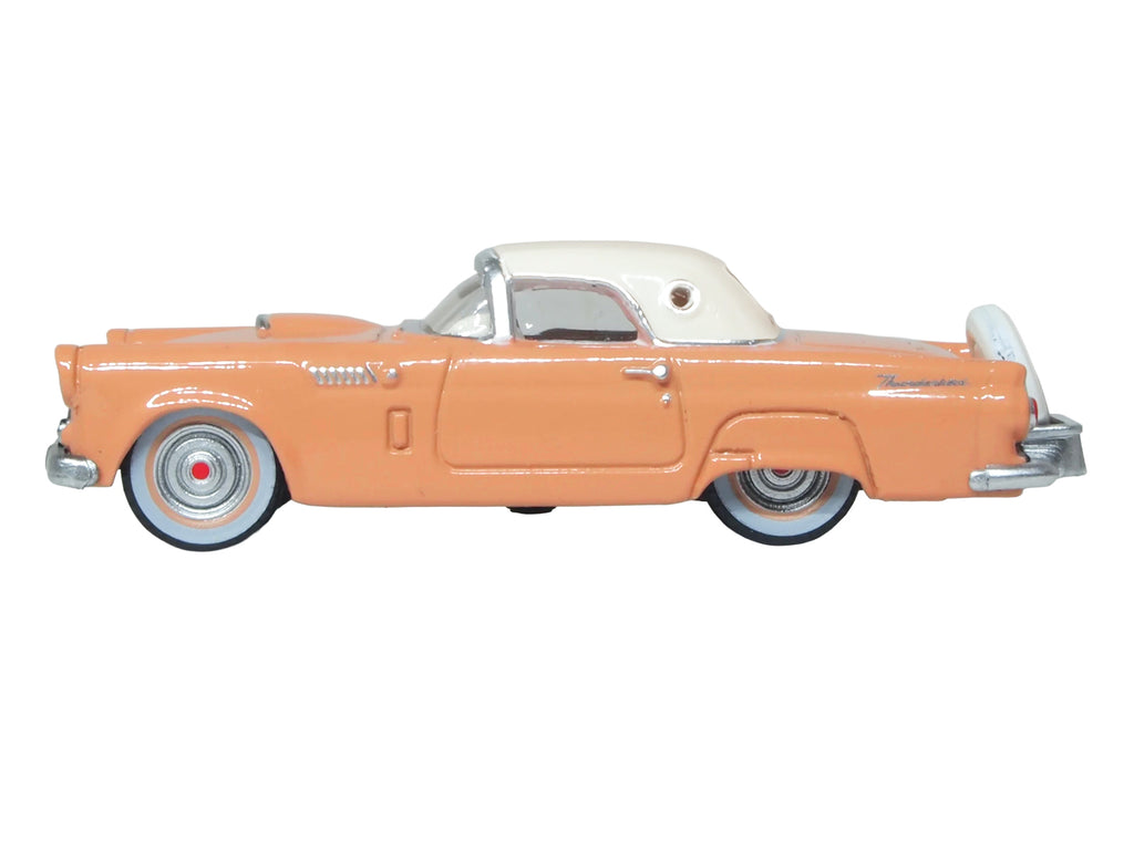 1956 Ford Thunderbird Buckskin Tan with Cream Top 1/87 (HO) Scale Diecast Model Car by Oxford Diecast - image 3