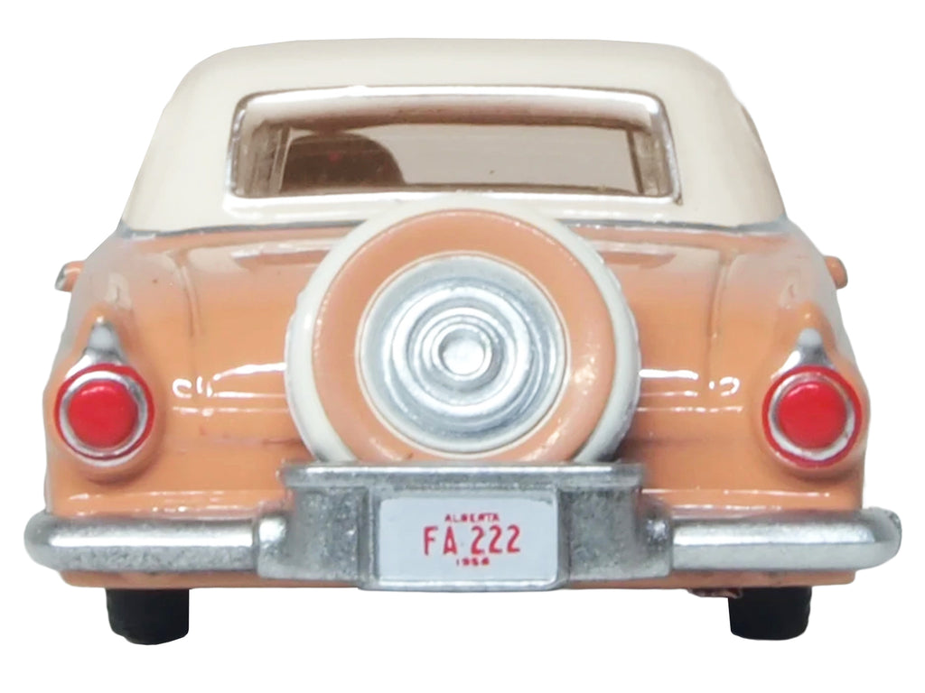 1956 Ford Thunderbird Buckskin Tan with Cream Top 1/87 (HO) Scale Diecast Model Car by Oxford Diecast - image 5