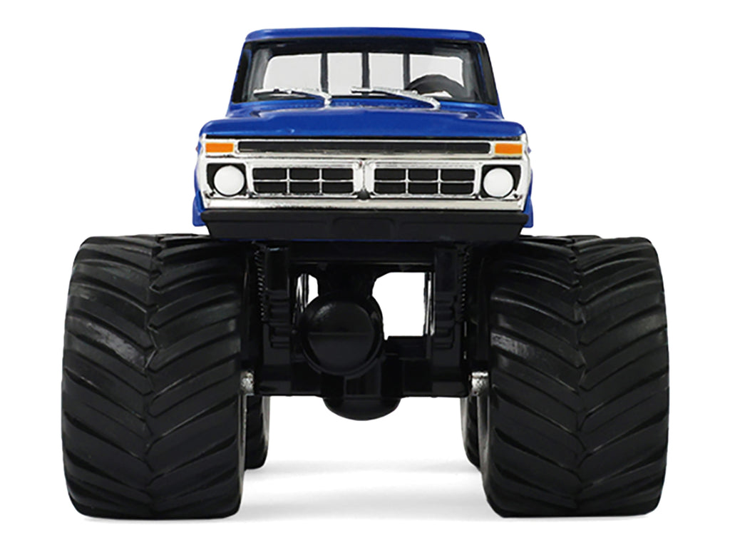 1976 Ford F-250 Monster Truck "Garbage Pail Kids 40th Anniversary - Buck Truck" Blue Metallic with Graphics "Kings of Crunch" Series 1/43 Diecast Model Car by Greenlight - image 5