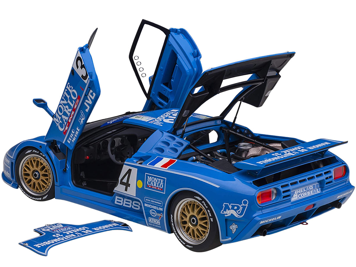 Bugatti EB110 #34 Alain Cudini - Eric Helary - Jean-Christophe Boullion 24 Hours of Le Mans (1994) 1/18 Model Car by Autoart - image 2