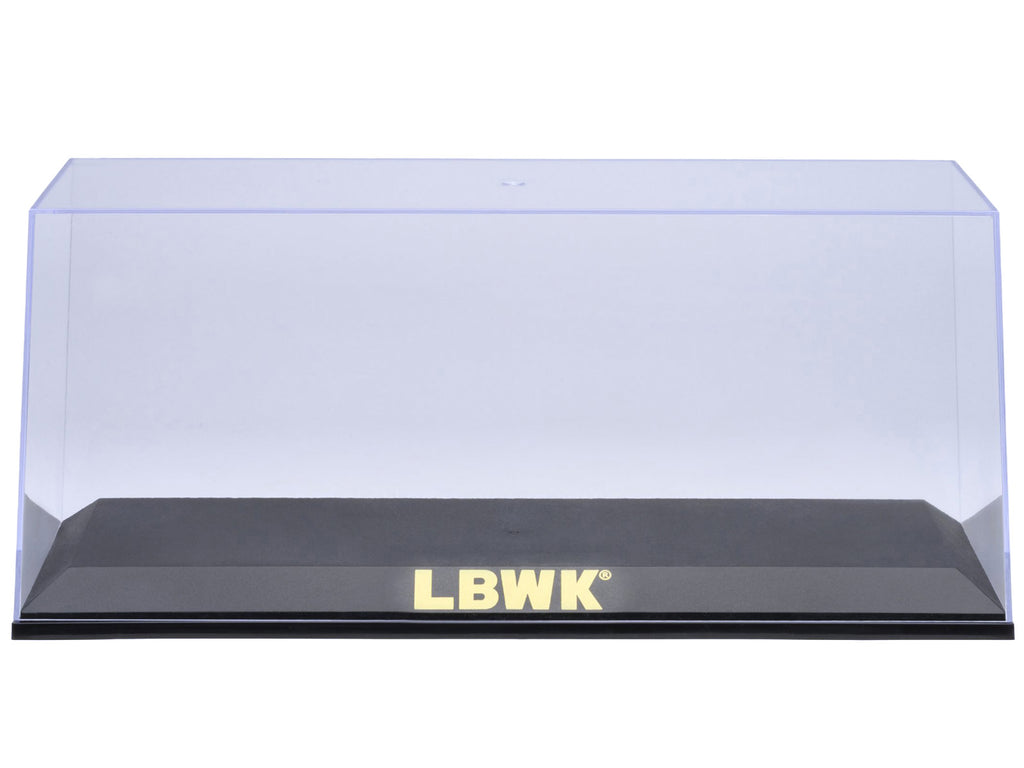 Collectible Display Show Case with Black Plastic Base and Gold "LBWK" Logo for 1/18-1/24 Scale Model Cars by Autoart - image 3
