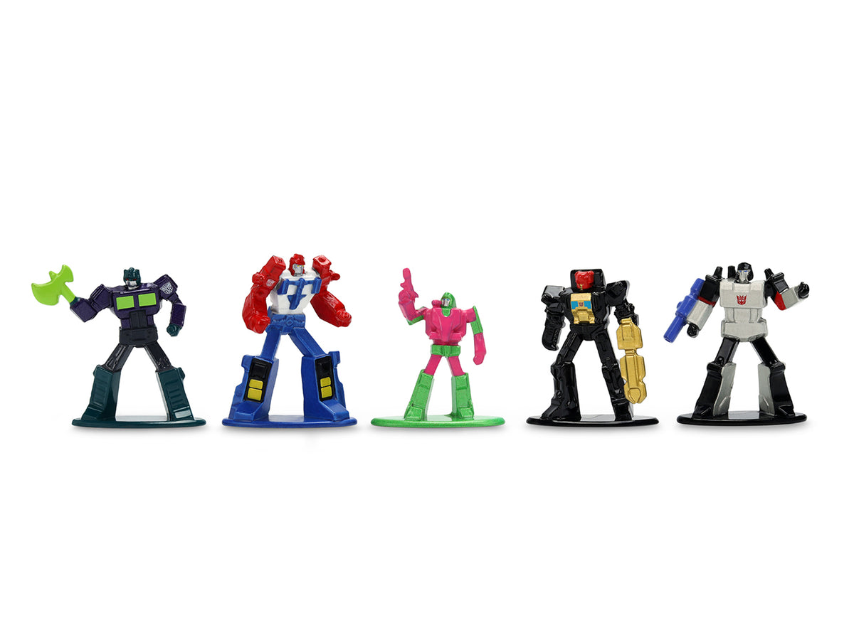 Set of 12 Diecast Figures Transformers Franchise Nano Metalfigs Series Diecast Models by Jada - image 3