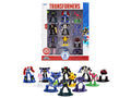 Set of 12 Diecast Figures Transformers Franchise Nano Metalfigs Series Diecast Models by Jada - image 1