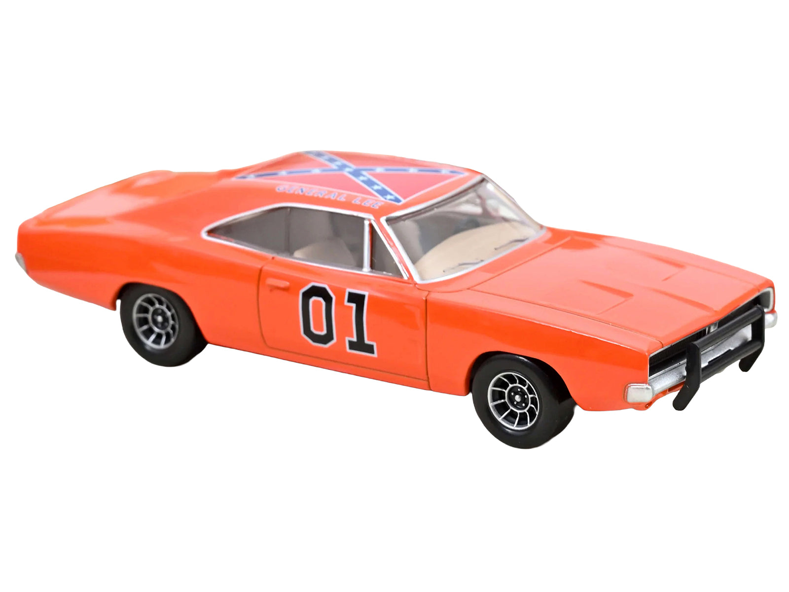 1969 Dodge Charger #01 "General Lee" Orange 1/43 Diecast Model Car by Norev - image 2