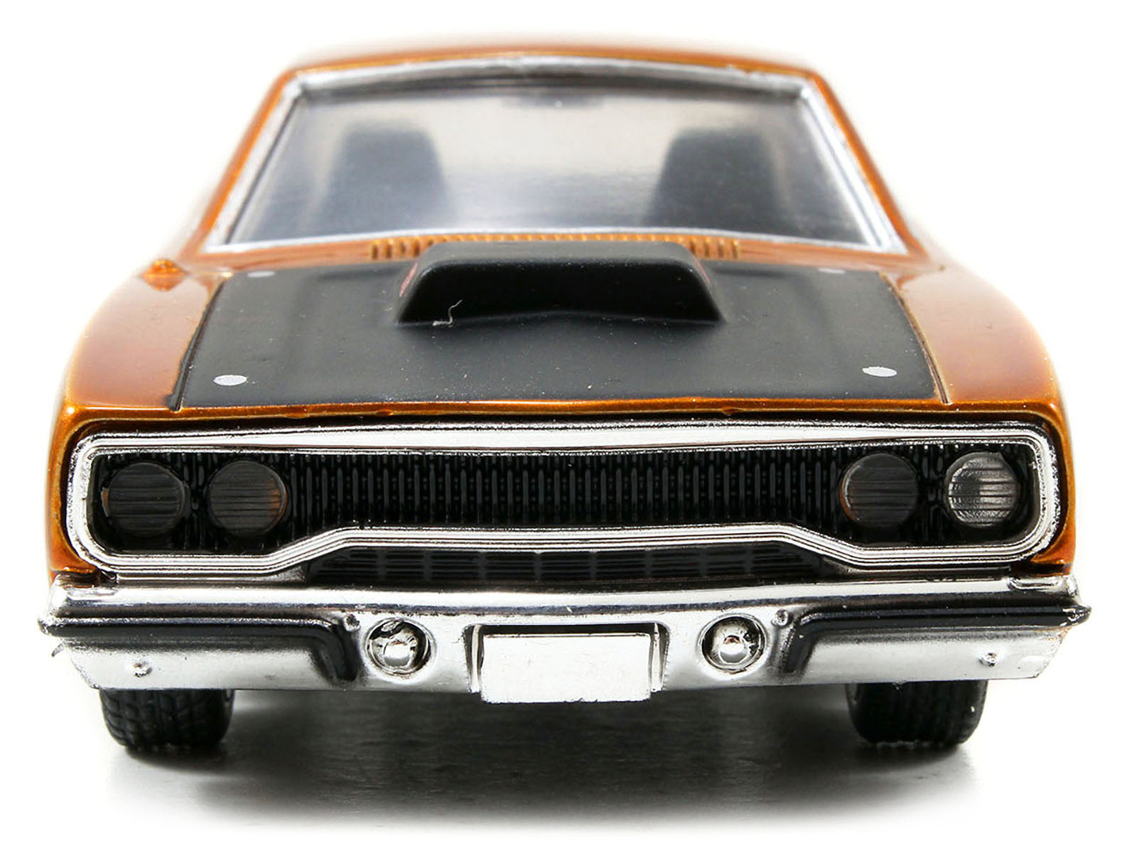 Dom's Plymouth Road Runner Orange Metallic with Matt Black Hood "Fast & Furious" Series 1/32 Diecast Model Car by Jada - image 3