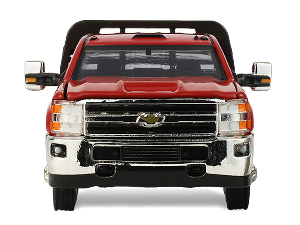 2016 Chevrolet Silverado 3500HD Dually Flatbed Truck "Hobby Shop Auto Mechanic" Red with Tool Cabinet "The Hobby Shop" Series 17 1/64 Diecast Model Car by Greenlight