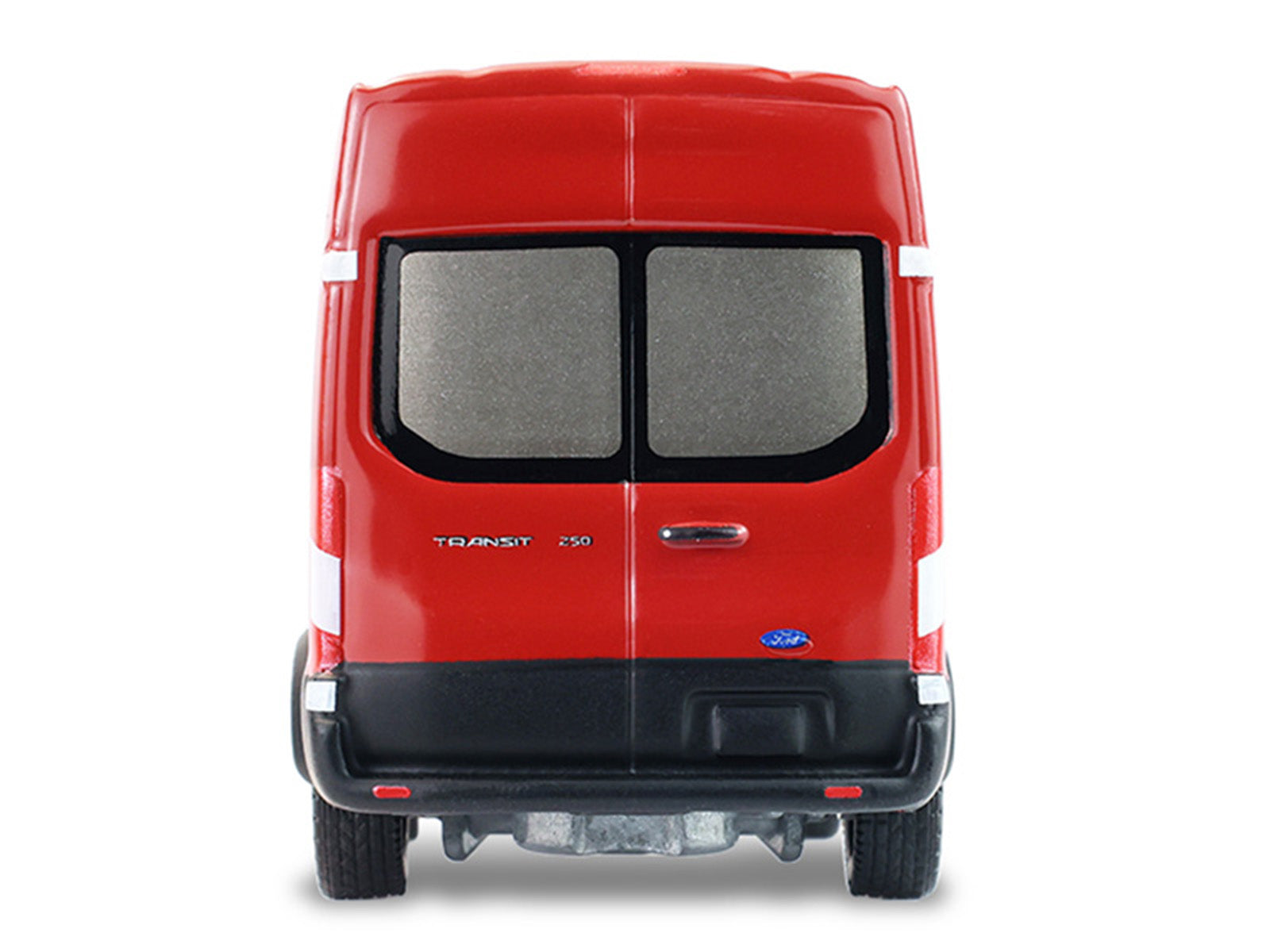 2019 Ford Transit LWB High Roof Van "Hobby Shop Auto Mechanic - Mobile Mechanic" Red with Car Jack and Battery "The Hobby Shop" Series 17 1/64 Diecast Model Car by Greenlight