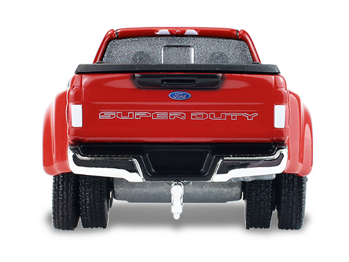 2022 Ford F-450 Dually Pickup Truck "Hobby Shop Auto Mechanic" Red with Mechanic Figure "The Hobby Shop" Series 17 1/64 Diecast Model Car by Greenlight
