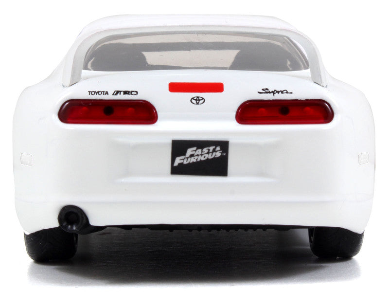 Brian's Toyota Supra White "Fast & Furious 7" (2015) Movie "25 Years of Fast & Furious" Series 1/32 Diecast Model Car by Jada